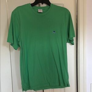 Brooks Brothers Classic Green Crewneck Tee - Medium